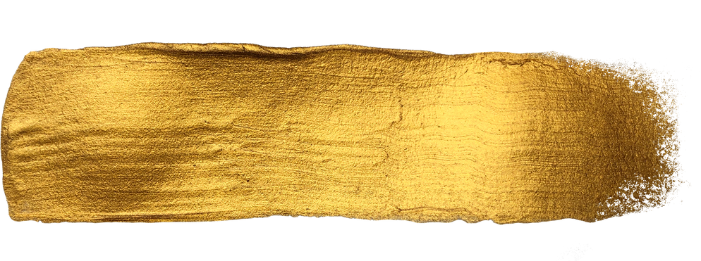 Gold Paint Brushstroke